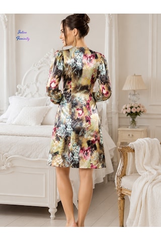 İntive Lingerie Intive Virginia Pastel Çiçekli Saten Ve Tül Detaylı 5'li Kutulu P Yeşil