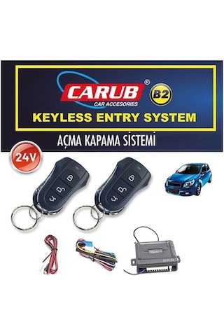 Carub B2 Açma Kapama 24v S.çıkışlı Siyah Oval Carub B2 Açma Kapama 24v S.çıkışlı Siyah Oval