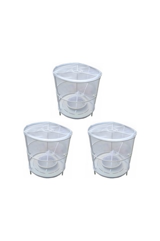 Teltree Tekrarlı Kullanımlı, Dayanıklı Meyve Sinek Tutucu - Yüksek Verimli, Güvenli Ağı Modeli 3 Adet + 3 Kanca