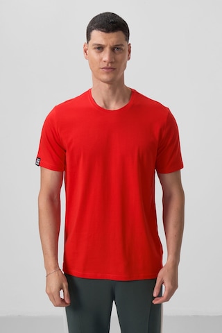 Standart Fit Basic O Yaka 5li Paket Erkek T-shirt - 87911 Siyah - Beyaz - Kırmızı