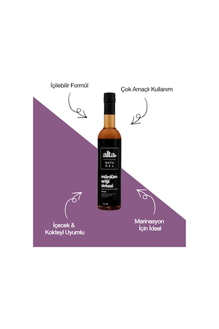 Alta Naturel Doğal Fermente Mürdüm Eriği Sirkesi 250 ML