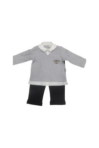 Babydoll 2li Takım Babydola Gri-10189 Gri