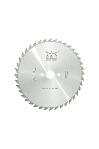 KÖNİG 250*2,4*30 Z: 48 MASİF İNCE KESİM ELMAS DAİRE TESTERESİ