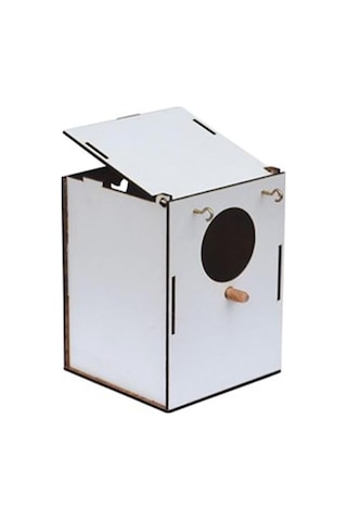 Lux Ahşap Muhabbet Yuvası Beyaz