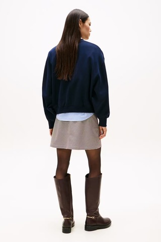 Kadın Regular Fit Bisiklet Yaka Sweatshirt - Lacivert Dark Night Navy