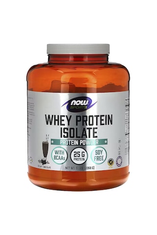 Now Foods Sports Whey Protein Isolate İzole 2268 Kg Çikolata Aromalı