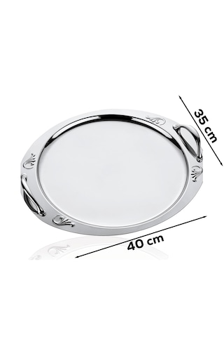 Özkent K-650 Kardelen Çay Ve Kahve Tepsisi Sunum Tepsisi 35x40cm