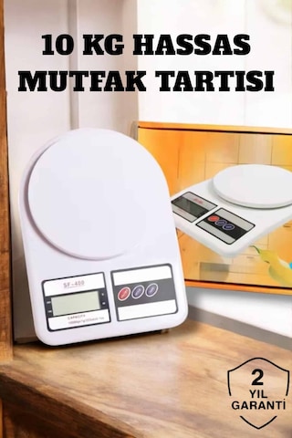 Net Lcd Ekran Ve Otomatik Kapanma Özelliği İle Uzun Ömürlü Dijital Mutfak Tartısı Sarı 22521926