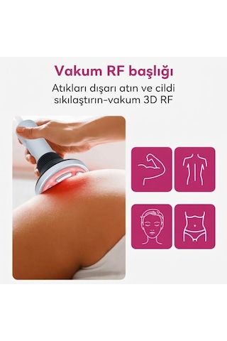Zeelux Profesyonel 80k Ultrasonik Kavitasyon & Vakum Rf Masaj Cihazı - 5'i 1 Arada Vücut Şekillendirme Ve Cilt Sıkılaştırma