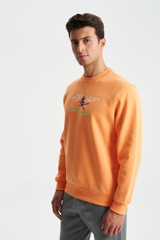 AR-MA Arma Erkek Regular Fit 3 İplik Şardonlu Pamuklu Bisiklet Yaka Sweatshirt 001