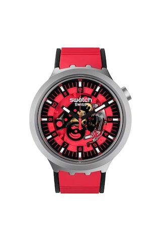 Swatch Sb07s110 Red Juıcy Kadın/erkek Kol Saati Metal
