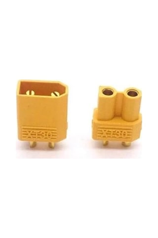 Xt30 Konnektör Erkek/dişi Soket Çifti Lıpo Batarya İçin 4597