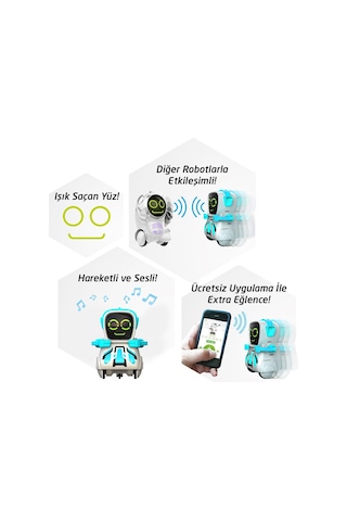 Silverlit Pokibot 88043 Robot Turkuaz