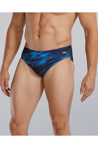Tyr Durafast Elite Erkek Brief Mayo - Soren Siyah - Mavi