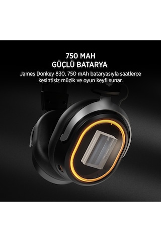 James Donkey 830 Triple Mode Bluetooth/2.4g/usb Gaming Kulaklık