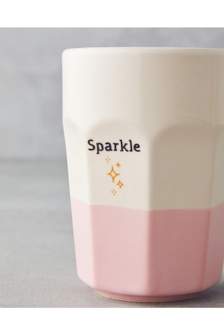 Shine Day Seramik 2'li Bardak 280 Ml Pembe - Mavi Diğer