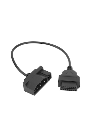 Ford'a Uygun 40 Cm/15,7 İnç 7 Pinli Obd1'den Obd2'ye Obdıı 16 Pinli Tanı Tarayıcı Adaptör Kablosu