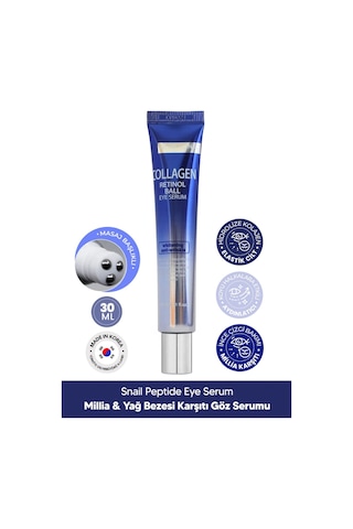3w Clınıc Millia Yağ Bezesi Karşıtı Soğutucu başlık Retinol Göz Serumu 3W Clinic Collagen Retinol Eye Serum