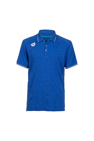 Arena Team Solid Cotton Unisex Mavi Günlük Stil Polo T-shirt 004901800