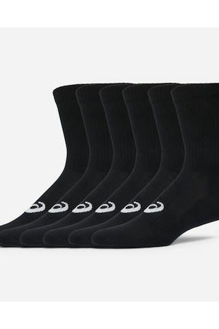 Asics 6 Pack Crew Sock Siyah Koşu Çorabı 3033c302-001