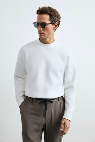 Lufian Logan Erkek Sweatshirt Kırık Beyaz Kırık Beyaz 112030194100510
