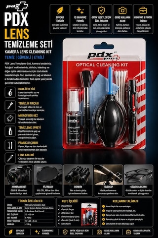 Pdx Lens Temizleme Seti Kamera Lens Cleaning Kit
