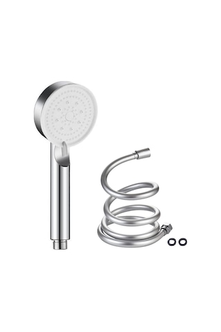 Duş Başlığı Seti - 150 Cm Pvc Banyo Duş Hortumu + 5 Fonksiyonlu Su Tasarruflu El Duşu Diğer