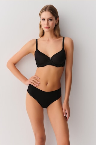 Suwen Invisible Lazer Kesim Brazilian Slip Sw9937012 Siyah