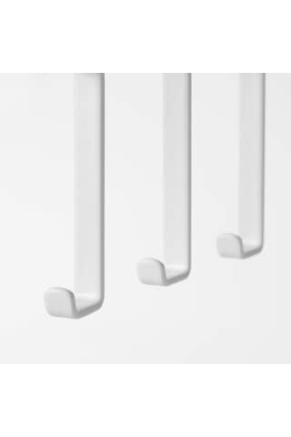 Ikea Pålycke Banyo Askısı 3 Kancalı 12 X 7 X 1 Cm Beyaz