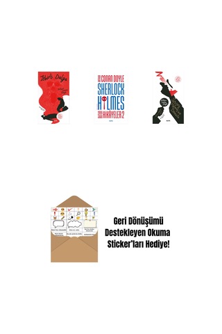 Zehirli Dalga + Sherlock Holmes - Bütün Hikayeler 2 Ciltli + Sherlock Holmes'un Dönüşü + Okuma Sticker'ları