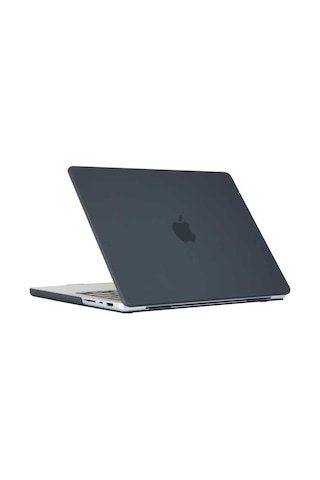 Ekılıf - Macbook Pro 14.2 2023 A2779 Uyumlu - Alt Ve Üst Koruyucu Msoft Mat Kapak - Şeffaf