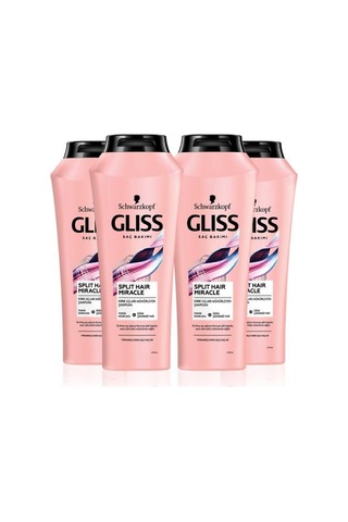 Gliss Split Hair Miracle Şampuan 500 Ml x 4 Adet