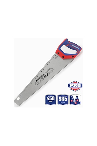 Workpro Wp215010 450mm Sk5 11 Tpı Ağır Hizmet Tipi El Testeresi Fr Wp215010