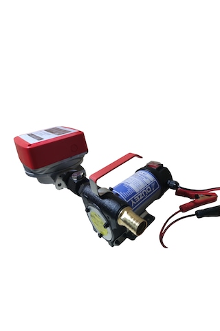 24 Volt Mazot Aktarma Pompası & Mekanik Mazot Sayaç Seti Litre Ö