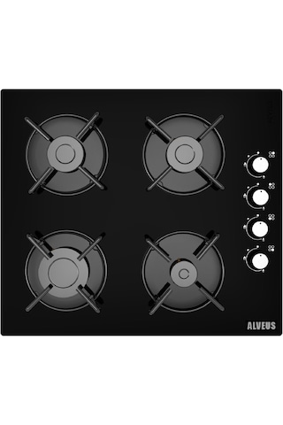 Alveus GLS 640 - Bindesit Siyah Ankastre Set