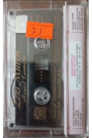 Plak Değildir Kaset Tir Zeki Müren Hayat Kumarı Kaset