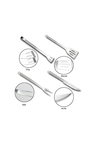 Wondernest 18'li Açık Sofra Seti Kamp Barbekü Piknik Alet Seti Çok Renkli Çok Renkli