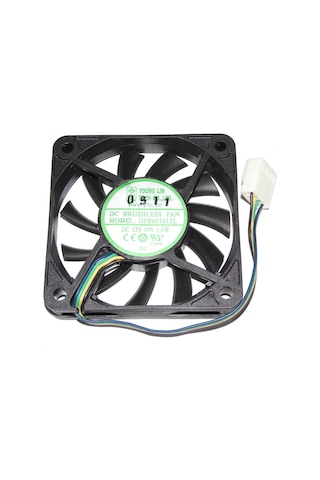 60 60 10mm Dfb601012l 12v 1.6w 4wire 6cm Cooling Fan