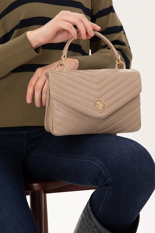 U.S. Polo Assn. Kadın Vizon Zincir Askılı Kol Çantası 50300326-VR052