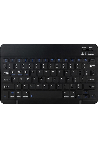 Monyee 10 İnç Ultra İnce Alüminyum Bluetooth 3.0 Klavye, Microsoft/android/ios Desteği, Şarj Edilebilir, Siyah Rastgele Model Diğer