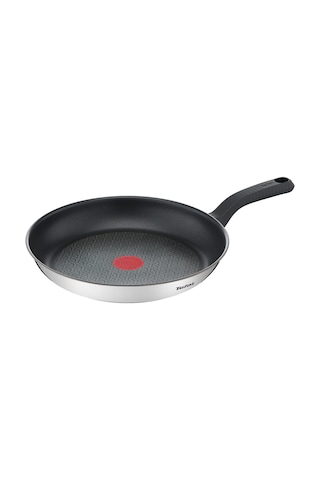 Tefal Comfort Max 26 Cm Kızartma Tavası, Birinci Sınıf Paslanmaz Çelik, Thermo-spot Sıcaklık Göstergesi, Yapışmaz Kaplama, İndüksiyon G7260544, Siyah, Gümüş