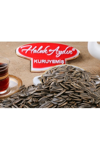 Haluk Aydın Kuruyemiş Kavrulmuş Yerli Tuzsuz Siyah Ay Çekirdeği 1 KG