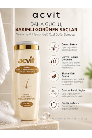 Acvit Sardunya & Ihlamur Özlü Şampuan 330 ML