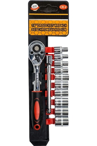 6053 1/4" Mini Lokma Anahtar Takımı - 12 Parça