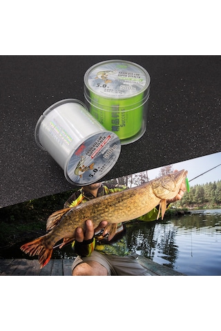 Reedark 500 Metre Yeşil 3.0 Nilon Balıkçılık İpi - Dayanıklı, Hızlı Su Girişi Ve Düşük Gerilim Özelliği