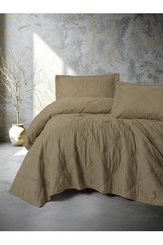 Cotton Box Serra Çift Kişilik Yatak Örtüsü Tila Bej Bej