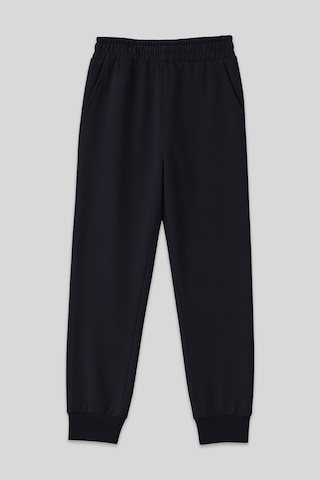 Tommy Life Lacivert Yüksek Bel Jogger Rahat Form Manşetli Kadın Eşofman Alt - 94561 Lacivert