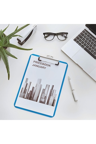 Leitz Active Wow A4 Plastik Kapaksız Sekreterlik Mavi Mavi