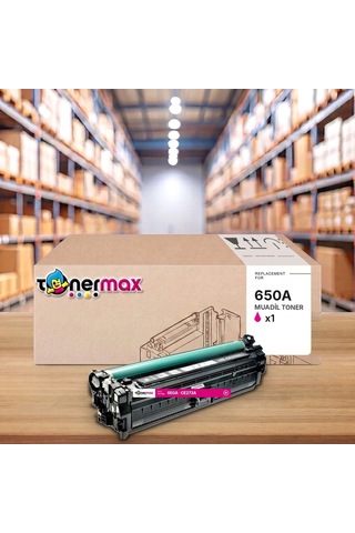 Hp 650a Ce273a Kırmızı Uyumlu Toner - Çipli / Color Laserjet Enterprise Cp5525 / M750