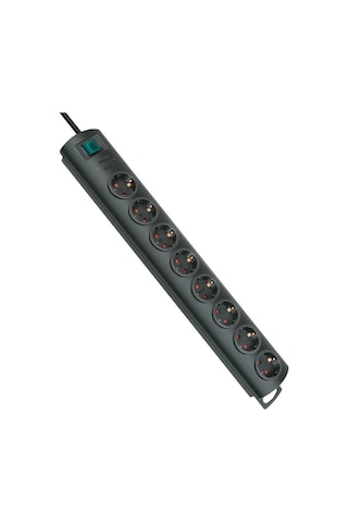 Brennenstuhl Primera Line 8'li Priz 2 Metre Siyah